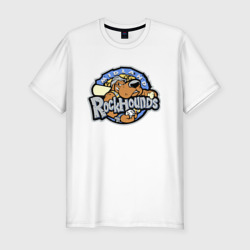 Мужская футболка хлопок Slim Midland rockhounds - baseball team