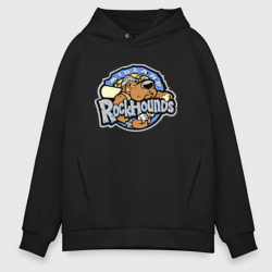 Мужское худи Oversize хлопок Midland rockhounds - baseball team