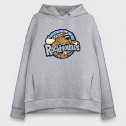 Женское худи Oversize хлопок Midland rockhounds - baseball team