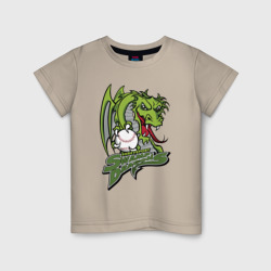 Детская футболка хлопок Shreveport swamp dragons - baseball team