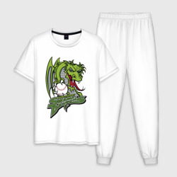 Мужская пижама хлопок Shreveport swamp dragons - baseball team