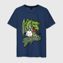 Мужская футболка хлопок Shreveport swamp dragons - baseball team