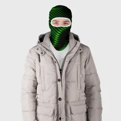 Балаклава 3D Волны изумрудного металла - фото 2