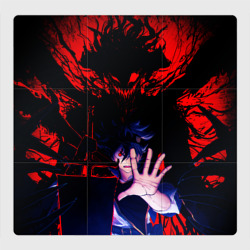 Магнитный плакат 3Х3 Аста и его черный демон клевер