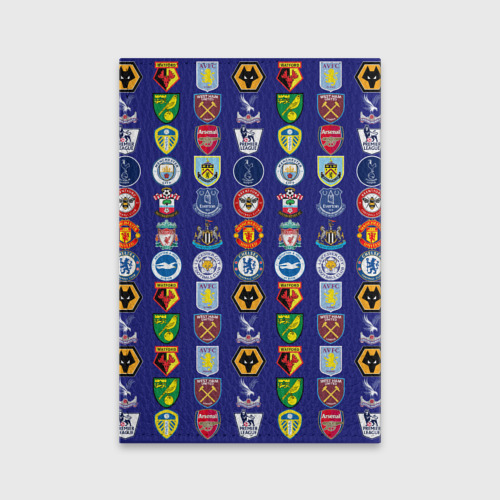 Обложка для паспорта матовая кожа Футбольные клубы Английской Премьер Лиги, цвет красный - фото 2