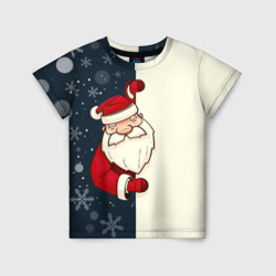 Детская футболка 3D Привет Дед Мороз