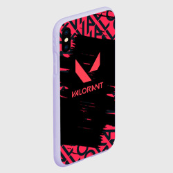 Чехол для iPhone XS Max матовый Valorant паттерн - фото 2