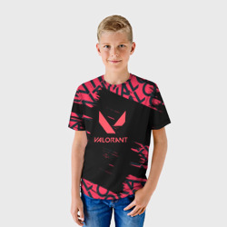 Детская футболка 3D Valorant паттерн - фото 2