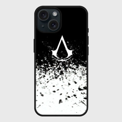 Чехол силиконовый для Apple iPhone 15 матовый Assassin's Creed ассасины