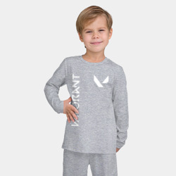Детская пижама с лонгсливом хлопок [Valorant] - Logo - фото 2