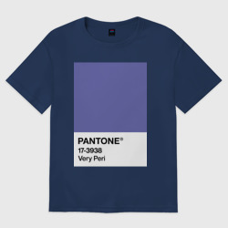 Женская футболка хлопок Oversize Цвет Pantone 2022 года - Very Peri
