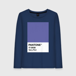 Женский лонгслив хлопок Цвет Pantone 2022 года - Very Peri