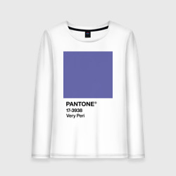 Женский лонгслив хлопок Цвет Pantone 2022 года - Very Peri