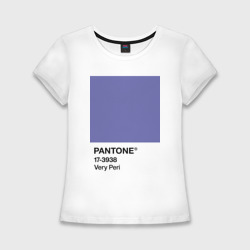 Женская футболка хлопок Slim Цвет Pantone 2022 года - Very Peri