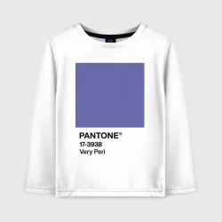 Детский лонгслив хлопок Цвет Pantone 2022 года - Very Peri