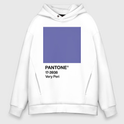 Мужское худи Oversize хлопок Цвет Pantone 2022 года - Very Peri