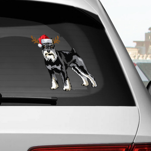 Наклейка на автомобиль New Year - Dog - фото 2