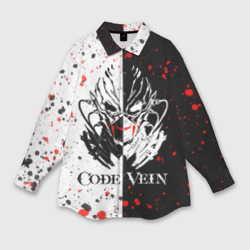 Мужская рубашка oversize 3D Code Vein Logo