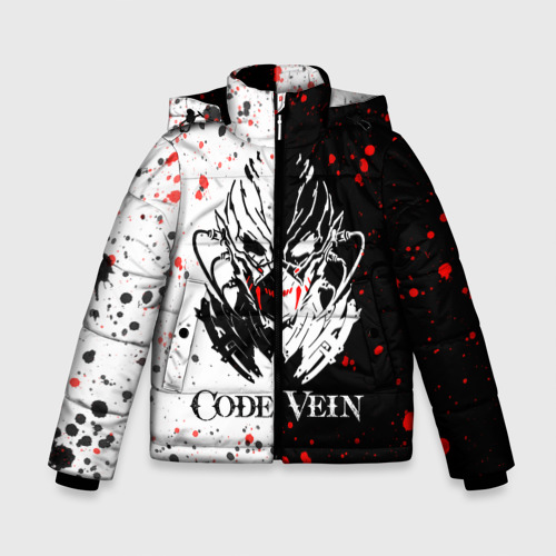 Зимняя куртка для мальчиков 3D Code Vein Logo, цвет красный