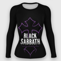 Женский рашгард 3D Black Sabbat Cross