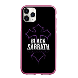 Чехол для iPhone 11 Pro Max матовый Black Sabbat Cross