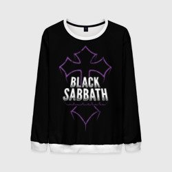 Мужской свитшот 3D Black Sabbat Cross