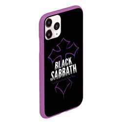 Чехол для iPhone 11 Pro Max матовый Black Sabbat Cross - фото 2