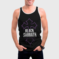 Мужская майка 3D Black Sabbat Cross - фото 2