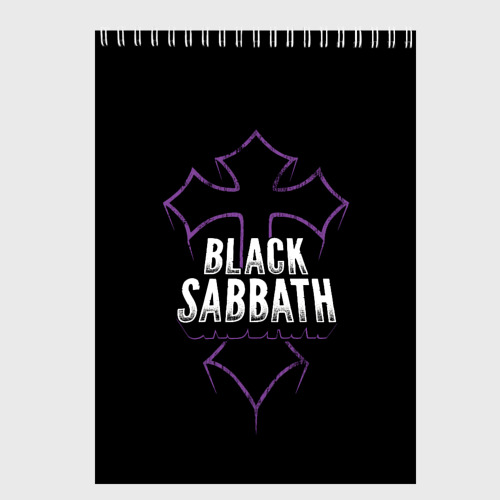 Скетчбук Black Sabbat Cross, цвет белый