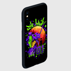 Чехол для iPhone XS Max матовый Евангелион - Neon Genesis Evangelion - фото 2