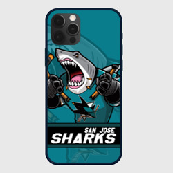 Чехол для iPhone 12 Pro Max San Jose Sharks, Сан Хосе Шаркс