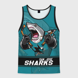 Мужская майка 3D San Jose Sharks, Сан Хосе Шаркс