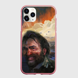 Чехол для iPhone 11 Pro Max матовый Disco Elysium Harrier Du Bois