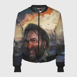 Женский бомбер 3D Disco Elysium Harrier Du Bois