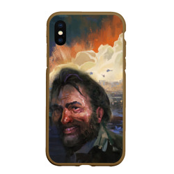 Чехол для iPhone XS Max матовый Disco Elysium Harrier Du Bois