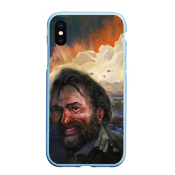 Чехол для iPhone XS Max матовый Disco Elysium Harrier Du Bois