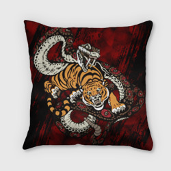Подушка 3D Тигр со Змеёй 2022