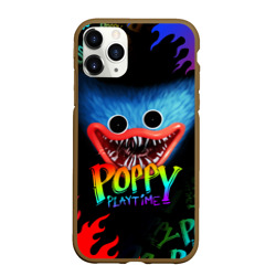 Чехол для iPhone 11 Pro Max матовый Poppy Playtime Хаги Ваги: я тебя поймал