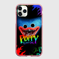 Чехол для iPhone 11 Pro Max матовый Poppy Playtime Хаги Ваги: я тебя поймал