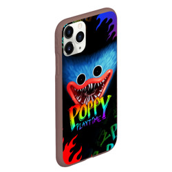 Чехол для iPhone 11 Pro Max матовый Poppy Playtime Хаги Ваги: я тебя поймал - фото 2