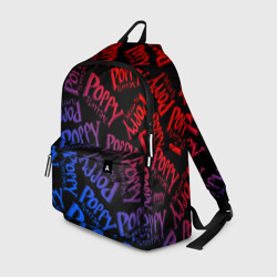 Рюкзак 3D Poppy Playtime logo neon, Хаги Ваги