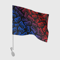 Флаг для автомобиля Poppy Playtime logo neon, Хаги Ваги