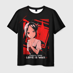 Мужская футболка 3D Кагуя Синомия - Госпожа Кагуя: В любви как на войне