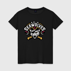 Женская футболка хлопок Sea Wolves - baseball team