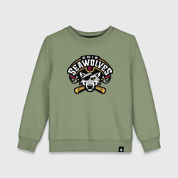 Детский свитшот хлопок Sea Wolves - baseball team