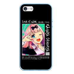 Чехол для iPhone 5/5S матовый Цубамэ Коясу - Госпожа Кагуя: В любви как на войне