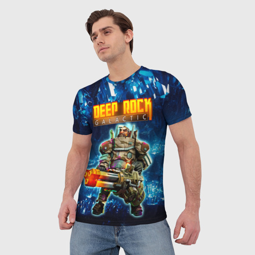 Мужская футболка 3D Deep Rock Galactic Gunner, цвет 3D печать - фото 3