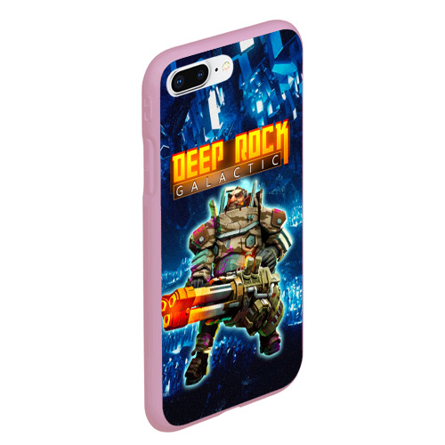 Чехол для iPhone 7Plus/8 Plus матовый Deep Rock Galactic Gunner, цвет розовый - фото 3