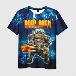 Мужская футболка 3D Deep Rock Galactic Gunner