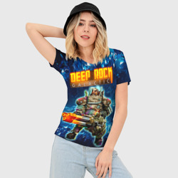 Женская футболка 3D Slim Deep Rock Galactic Gunner - фото 2